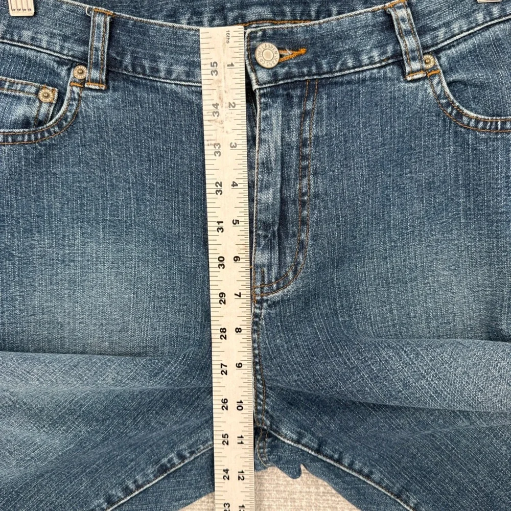 Lauren Jeans Co. Bootcut Jeans Womens Sz 16 Stretch Denim Classic‎ Blue Western